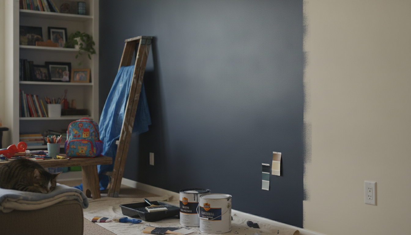Best Paint & Finish for an Accent Wall (Eggshell vs Satin)